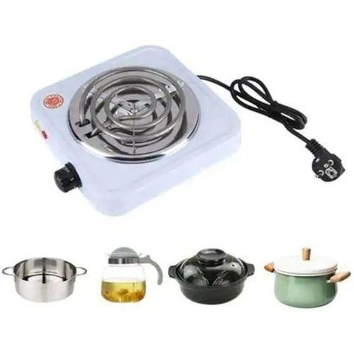 Réchaud Électrique de Table – Plaque de Cuisson Portable avec Thermostat Réglable et Design Compact