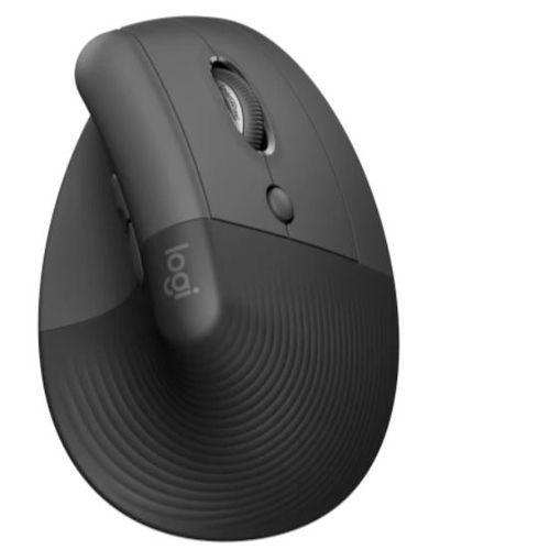 Lift Souris Ergonomique Verticale Sans Fil Bluetooth ou récepteur USB Logi Bolt Silencieuse 4 boutons Compatible avec WindowsmacOSiPadOS Ordinateur Portable PC - Graphite