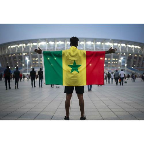 علم السنغال علم مشجعي CAN 2025