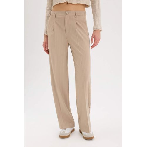 Pantalon large avec poches à taille normale Coupe standard