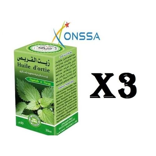 3 Huile d'ortie 30ml - Soin Naturel Fortifiant