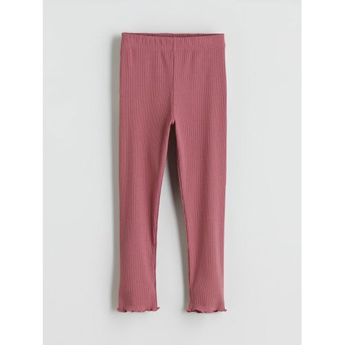 Leggings basiques pour filles à taille élastique