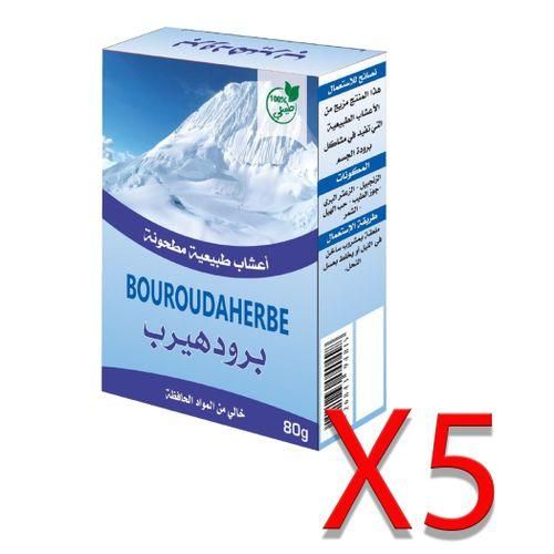 Bouroudaherbe 100% bio Herbes Al-Barada 80g X5