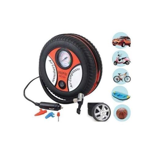 Mini Air Compressor 260PSI DC12V Portable Gonfleur Voiture