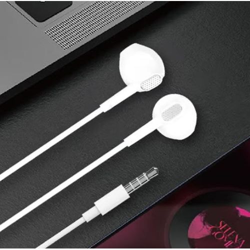 Écouteurs Filaires Hi-Fi 3.5 mm, Microphone Intégré & Contrôle du Volume – 1,2 m