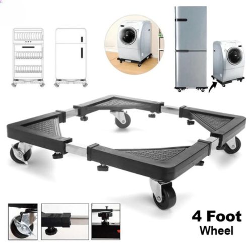 Support rglable et extensible en aluminium pour lave-linge et rfrigrateur