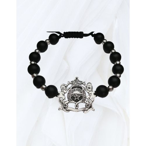 Bracelet Black & Argent Beads Royaume Argenté