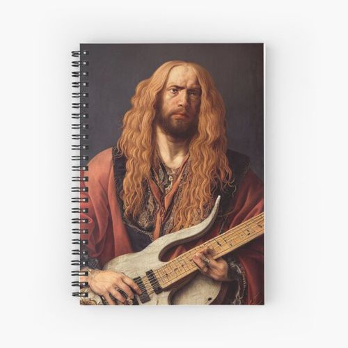 Guitarist from the past Spiral Notebook Bloc note
