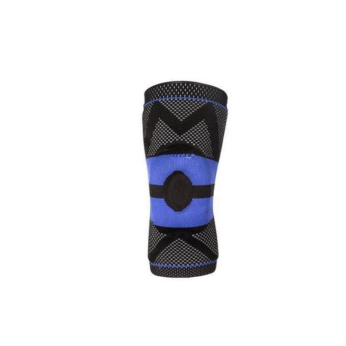 Genouillère de Maintien Sportif, Genouillère de Compression avec Anneau Silicone et Restorts Latéraux, Protège Genou pour Douleurs Articulaires, Course à Pied, Fitness et Réhabilitation