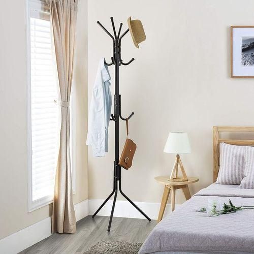 Porte manteau avec crochets pour entrée et chambre, Porte Veste Sac et Écharpe