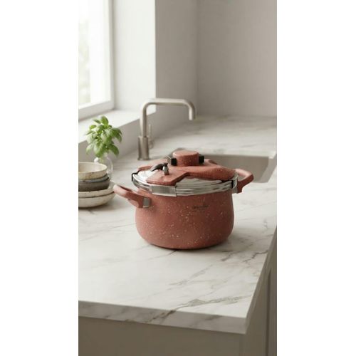 Autocuiseur Faitout Cocotte-Minute en Granit Anti-Adhésif avec Poignées Ergonomiques - Capacité 5L