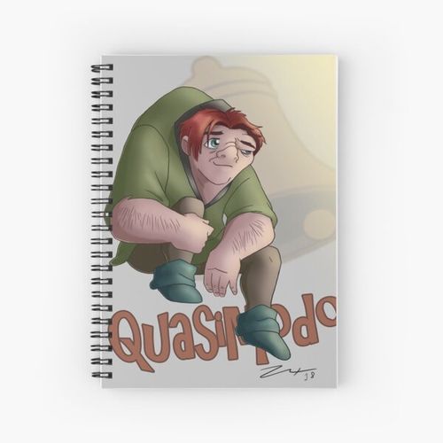 Hunchback of Notre Dame Quasimodo Spiral Notebook Bloc note