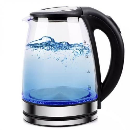 Bouilloire électrique éclairé LED en verre capacité 2 Litres