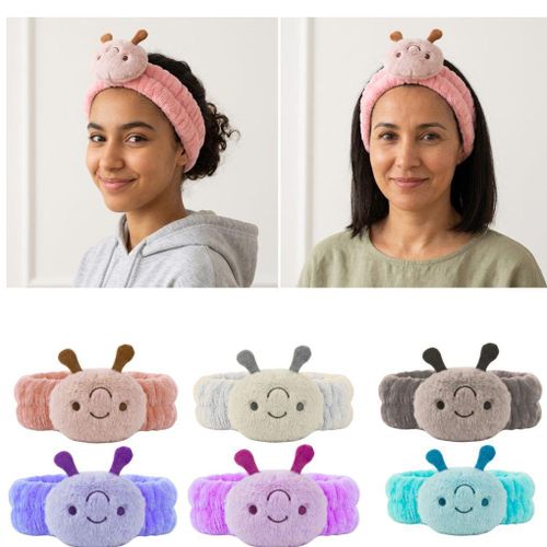 Bandeau de Soin Peluche Douceur et Style pour votre Routine Beauté (couleur aléatiure)