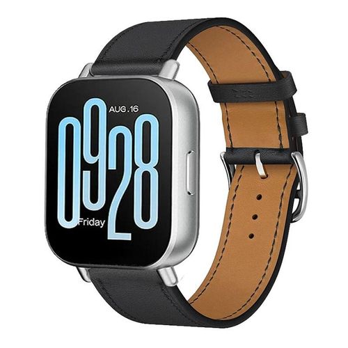 Bracelet en cuir Noir pour Redmi Watch 5 Lite