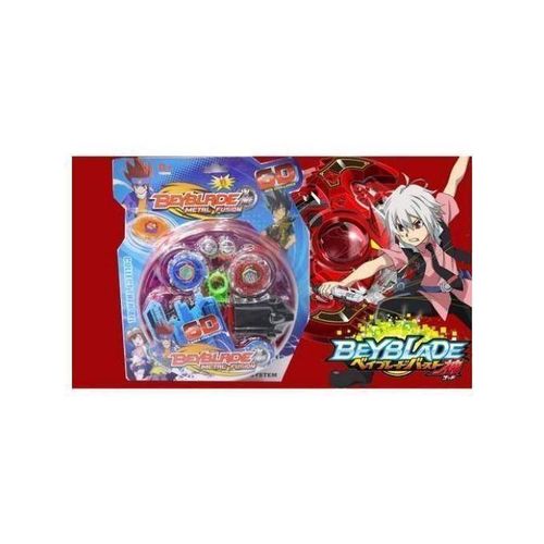 Arène de 2 toupies Beyblade Métal fusion pointe métallique