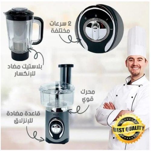 Robot Mixeur Multifonction Électrique 38 Pièces, Mini Blender de Voyage, Smoothies, Milkshakes & Shakes Protéinés, Hachoir Incassable, Protection Surchauffe, Anti-Fuite