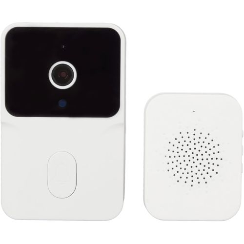 Caméra de sonnette d'interphone bidirectionnelle avec design résistant