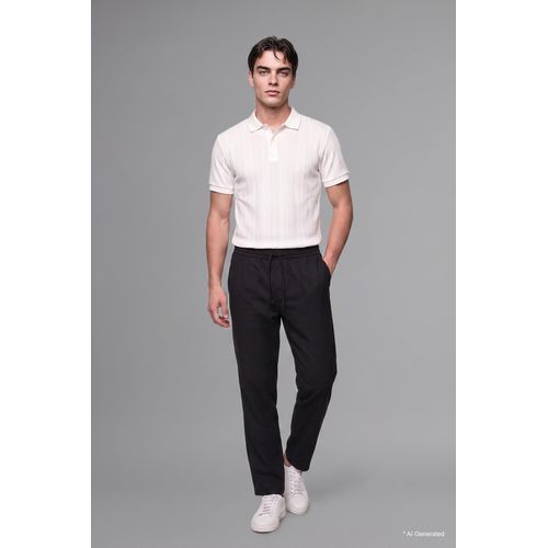 Pantalon noir Coupe droite