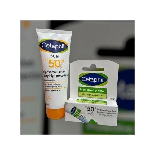 Cetaphil_Sun Lotion Spf50+ 100ml Achete + Baume à Lèvres Protecteur Spf50+ 8 ml Offert
