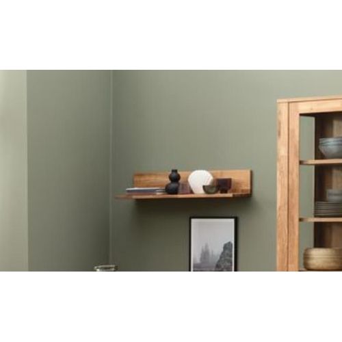 Étagère Murale Chêne Naturel Massif 80cm Style Scandinave Flottante Robuste Durable pour Salon Chambre Bureau
