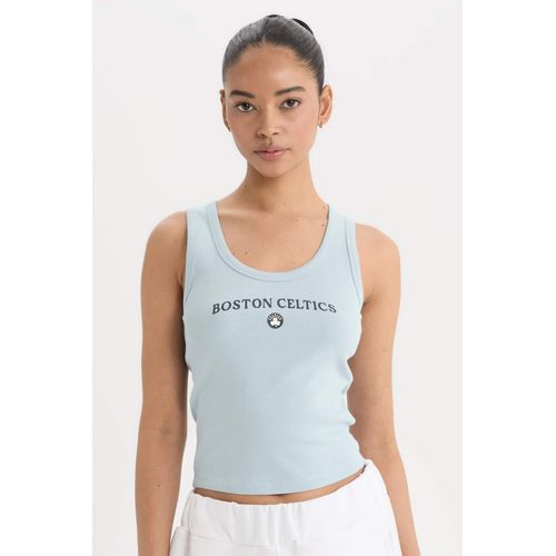 ديباردور مضلع سليم فيت بياقة مستديرة بدون كم من بوسطن سيلتكس