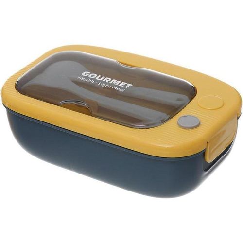 Boîte à bento portable avec couverts intégrés