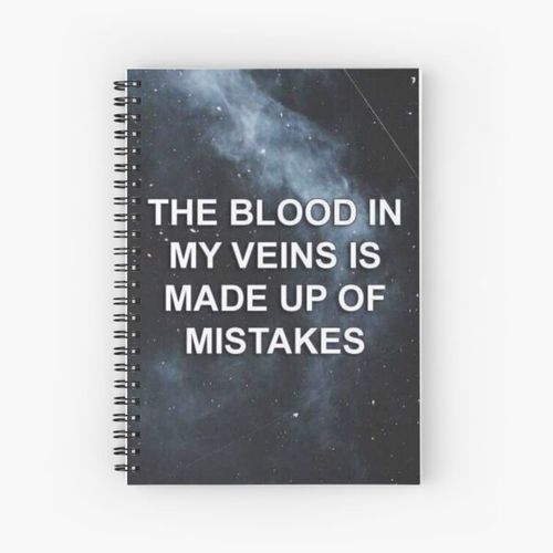 JET BLACK HEART Spiral Notebook Bloc note