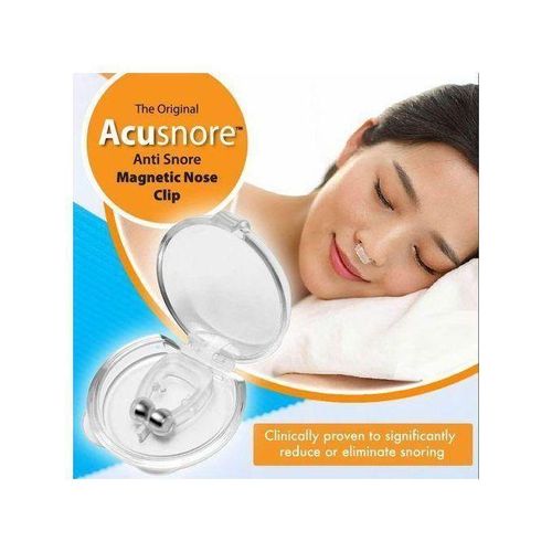 Lot de 4 Pinces Nasales Anti-Ronflement en Silicone Stoppe les Ronflements et Aide au Sommeil