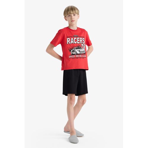 Ensemble pyjama en maille Coupe régulière Garçon Rouge