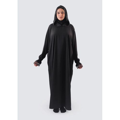 Robe de prière à capuche islamique pour femme légère confortable