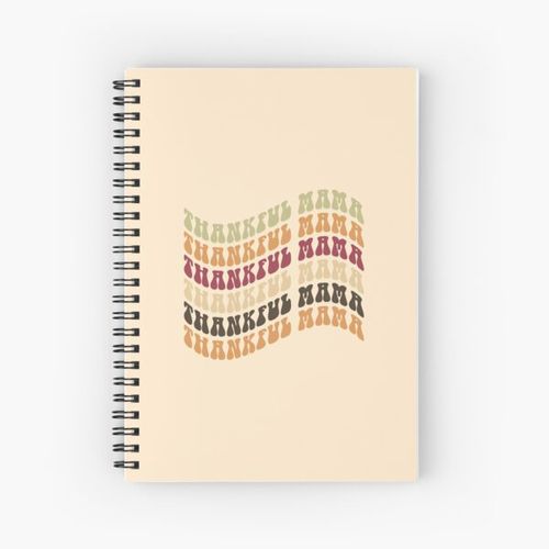 Thankful Mama Spiral Notebook Bloc note