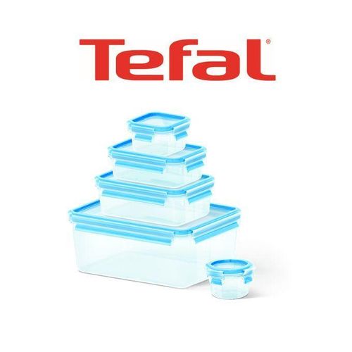 MasterSeal Fresh K3029012 – Lot de 5 Boîtes de Conservation Alimentaire Hermétiques – 3,7L + 1L + 550ml + 250ml + 150ml