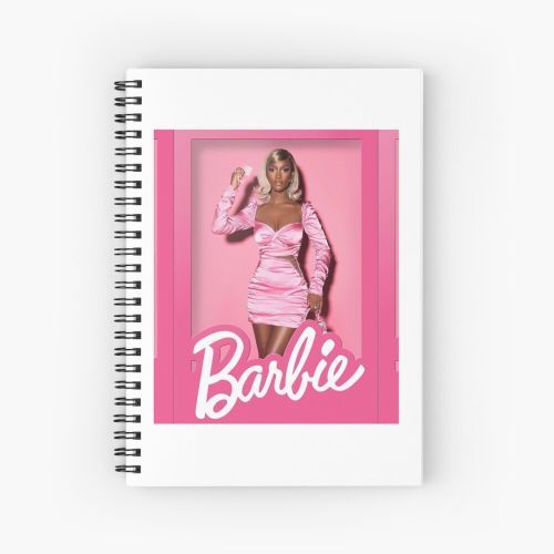 Black Survival Bunker Barbie by The Wealthy Prepper Spiral Notebook - Bloc note