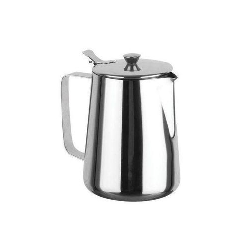 Pot à lait inox avec couvercle