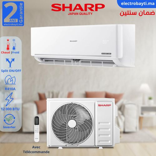 Climatiseur Inverter Split - 12000BTU - Classe énergétique A