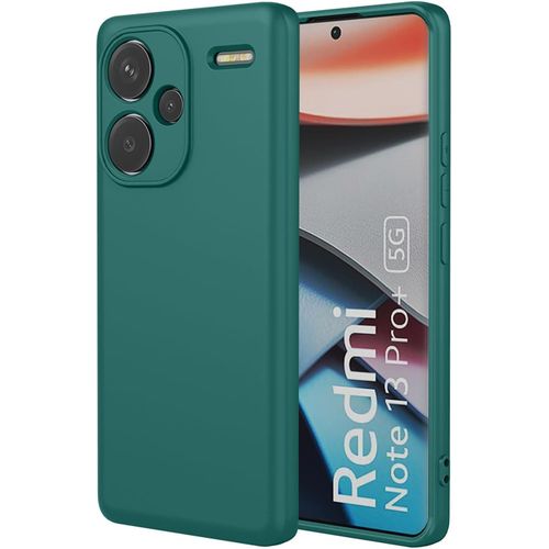 Pochette silicone vert pour Xiaomi Redmi Note 13 Pro Plus