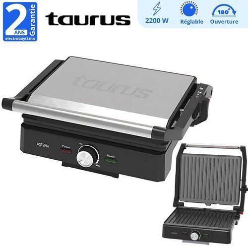 جريل بانيني بتفلون - حجم XXL - فتح 90° و 180° - ضمان لمدة سنتين