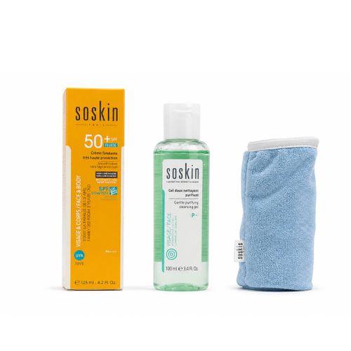 Ecran Fluide Adultes & Enfants 125ML+gel 100ML+serviette Pack