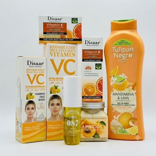 Advanced Brightening & Hydration Set 6-in-1 - Routine Éclat Visage et Corps