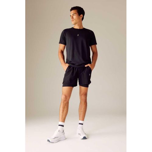 Fit Coupe Slim Sport Tissé Short - Z5483AZ - Noir