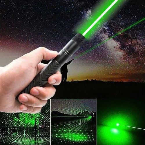 Pointeur Laser Vert Haute Puissance 1000m, Longue Portée, avec Batterie et Chargeur
