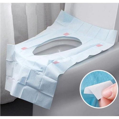 Protections Siège Toilette Jetables, Pack 200 Couvre Siège WC, Housses Hygiéniques Biodégradables, Protège Siège Anti-bactérien, Protection Voyage & Toilettes Publiques, Film Étanche Siège WC