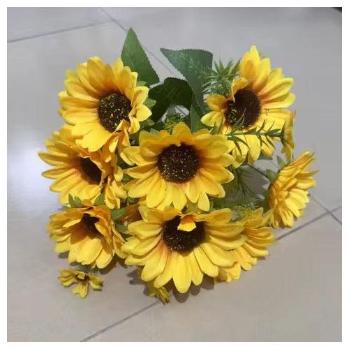 Bouquet de Fleurs de Tournesol Artificielles
