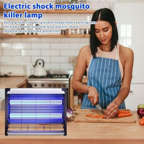 Insecticide électrique suspendu moyen 8 W 38 x 23 cm et grand 10 W 49 x 25 cm. Lutte antiparasitaire efficace pour la maison et l'extérieur. Solution sûre et sans produits chimiques pour éliminer les insectes volants (moyen).