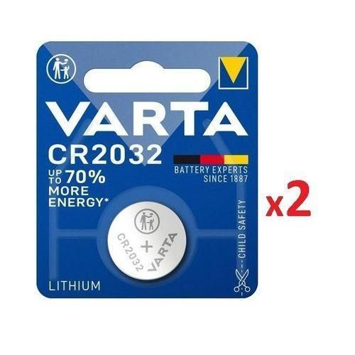 2 Piles Bouton CR2032 au Lithium 3 volts // 2 Batteries CR 2032 3V