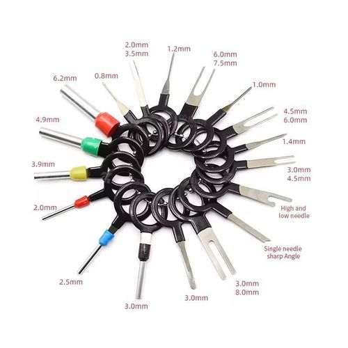 Kit Professionnel 41 Pièces d’Extraction de Cosses Électriques – Outils de Débrochage pour Connecteurs Auto, Moto et Électronique