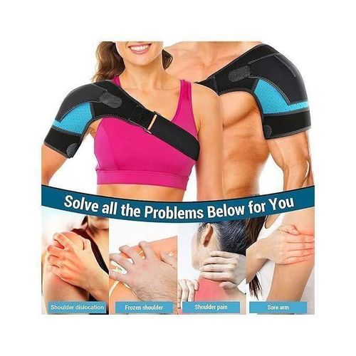 Épaulette de compression ajustable – Idéale pour tendinite, luxation et récupération