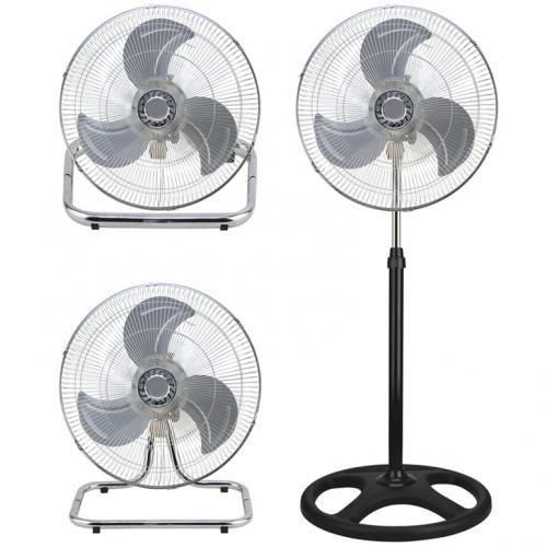 Ventilateur sur pied de 18 pouces 3 en 1 , sur pied pour industriel ou usage domestique