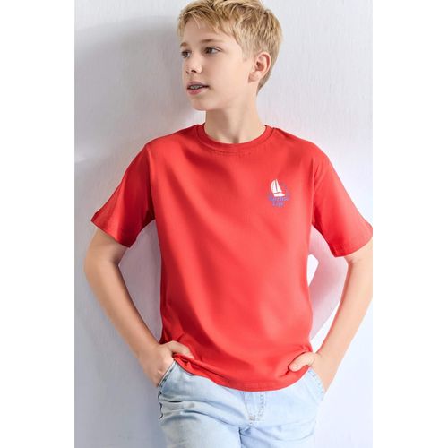 T-shirt à manches courtes Imprimé Col rond Garçon